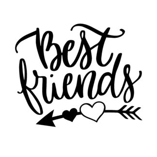 термотрансферная надпись best friends