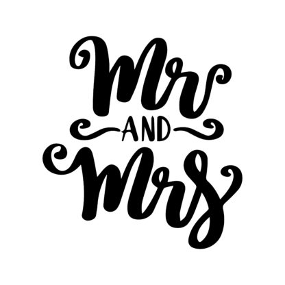 термотрансфер Mr and Mrs