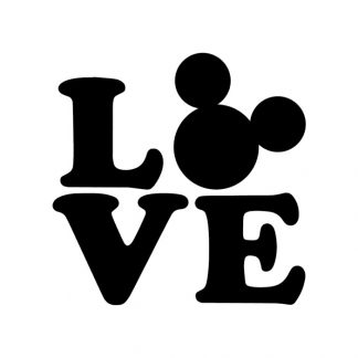 Термотрансфер "Love Mickey"